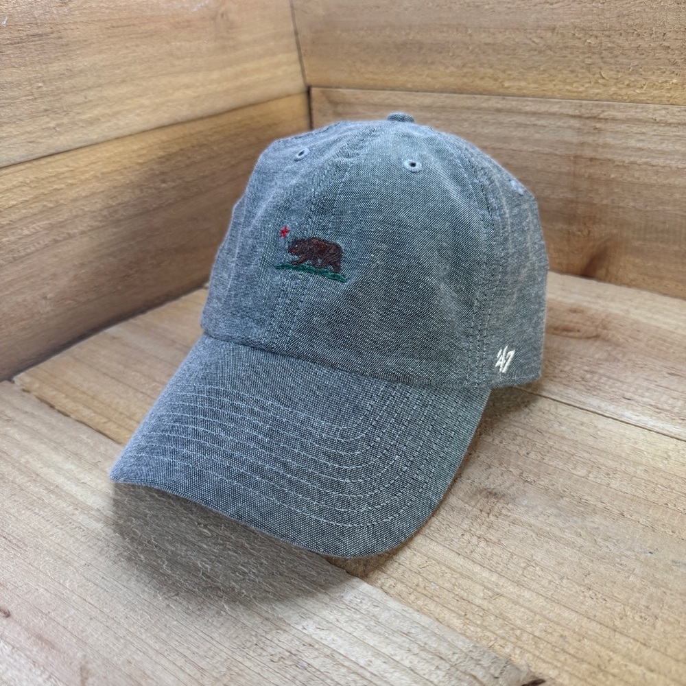 ‘47 Brand California Republic Strap Back Hat CA Bear Logo